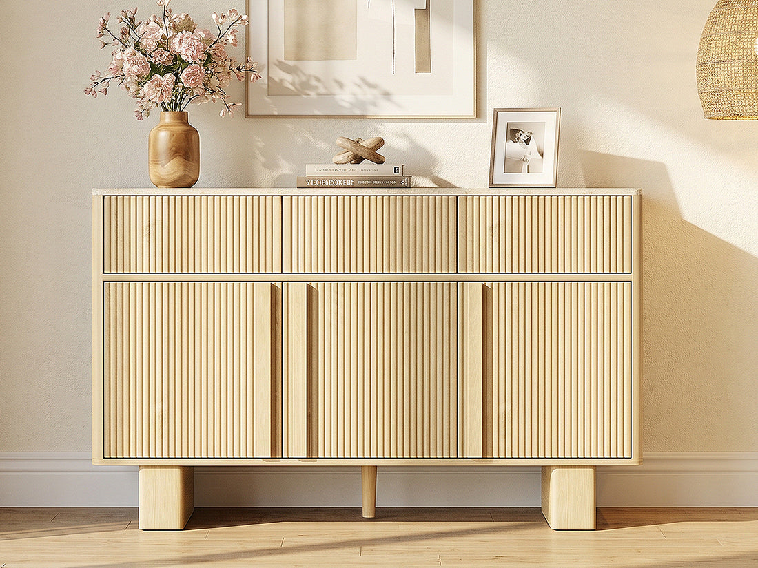 Moderne Dressoirkast met 3 Laden en 3 Deuren