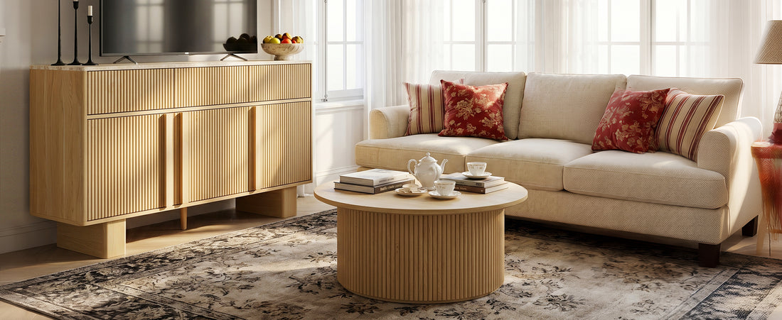 Moderne Dressoirkast met 3 Laden en 3 Deuren
