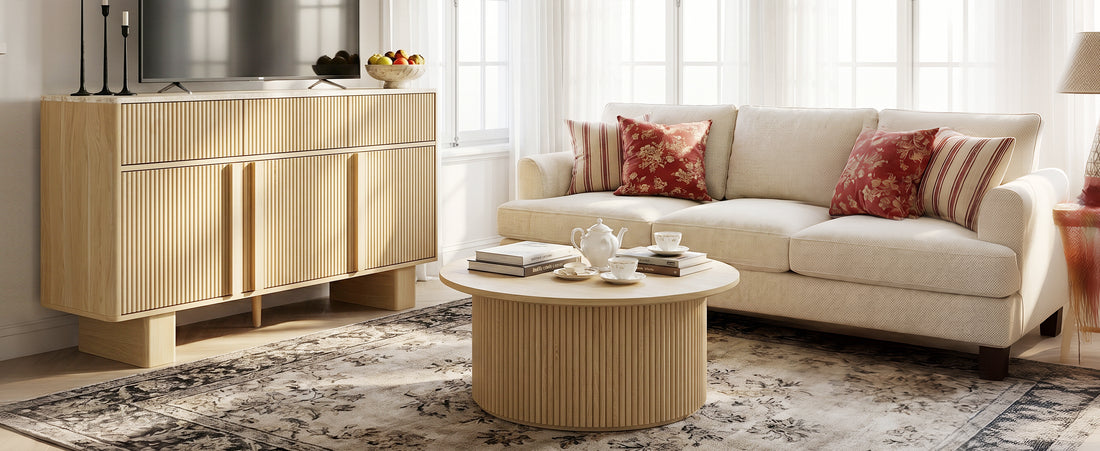Moderne Dressoirkast met 3 Laden en 3 Deuren