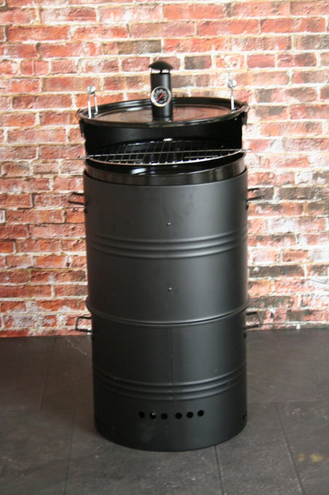 SensLine | Barrel Barbecue XL | Gepoedercoat Metaal | 53x50x103 cm