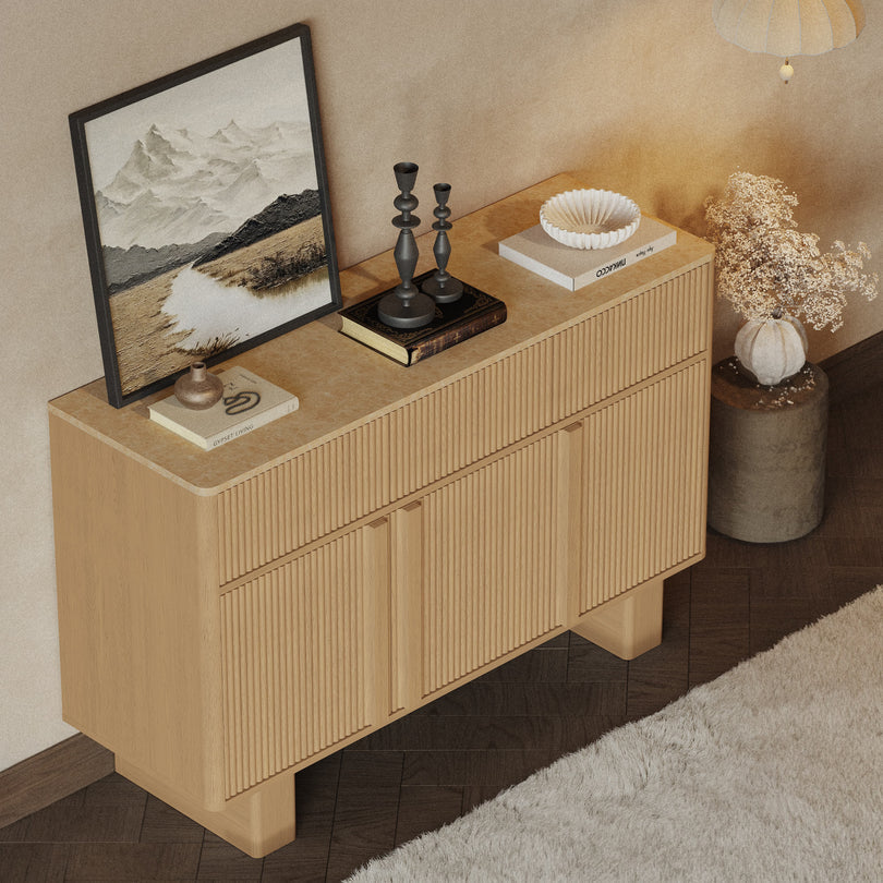Modern Sideboard with 3 Drawers and 3 Doors