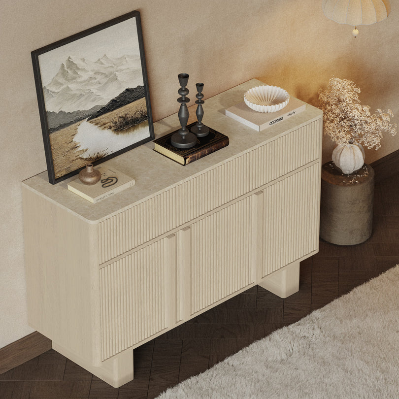 Modern Sideboard with 3 Drawers and 3 Doors