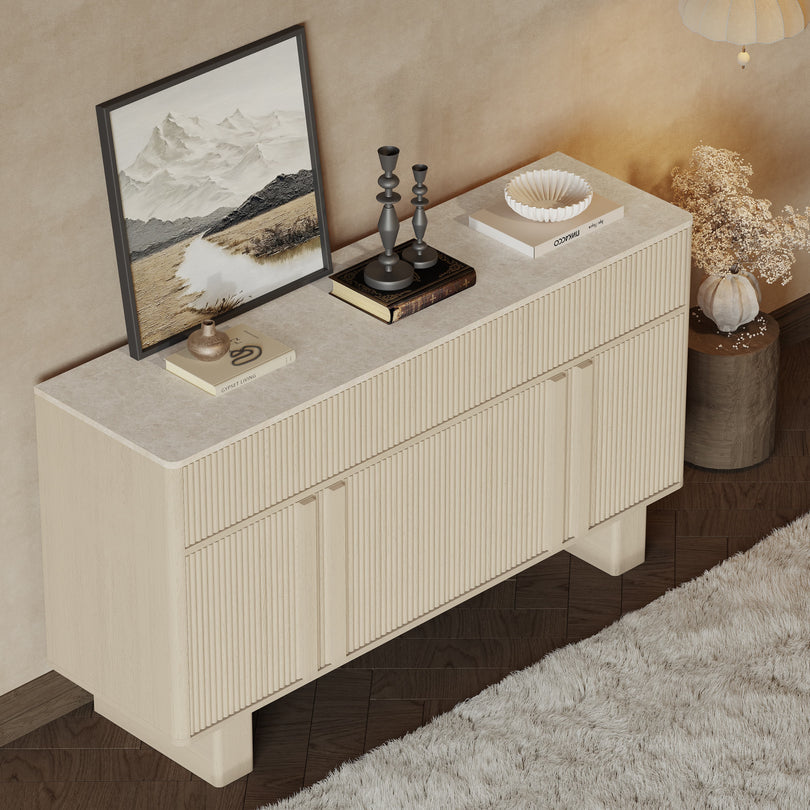 Modernes Sideboard Dena mit Stauraum – 140 cm breit