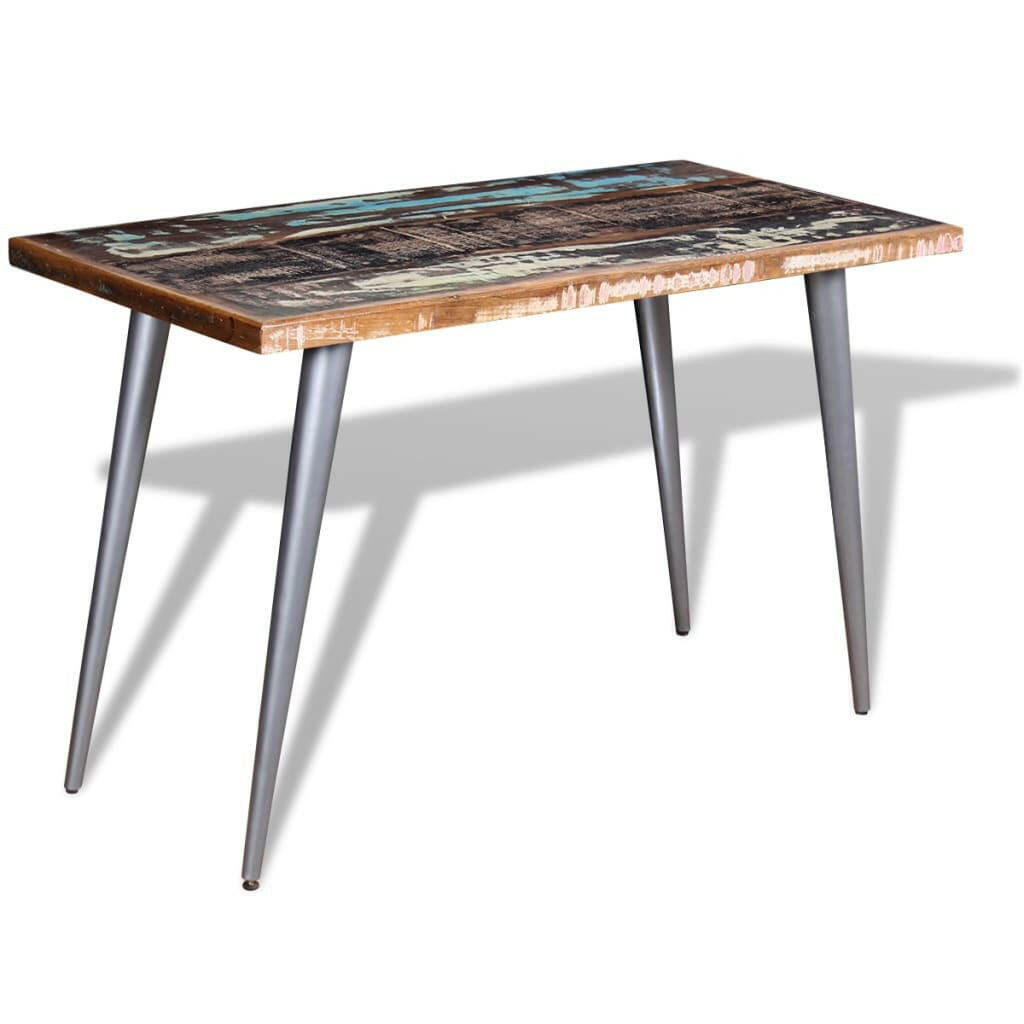 Eettafel 120X60X76 Cm Massief Gerecycled Hout