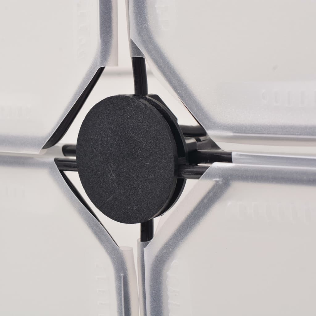 Schoenenkast Met 12 Ineengrijpende Vakken Wit