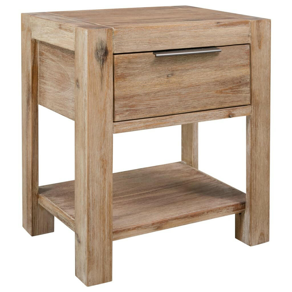 Nightstands in acacia wood