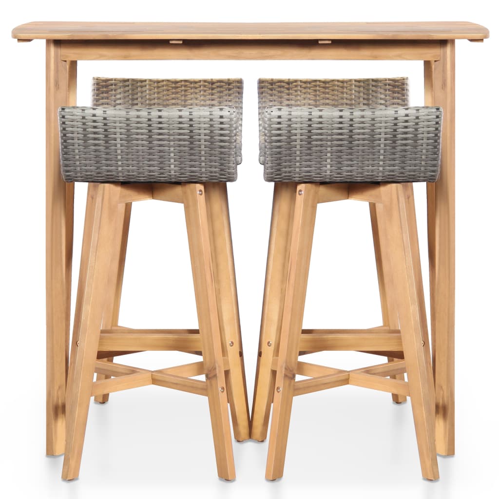 5-Delige Tuinset Massief Acaciahout