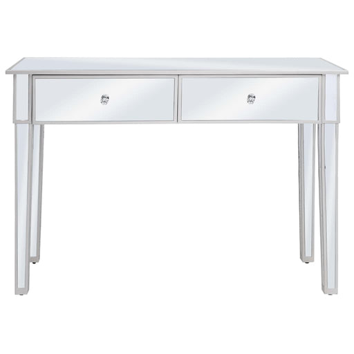 Wandtafel Gespiegeld 106,5X38X76,5 Cm Mdf En Glas