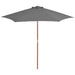 Parasol Met Houten Paal 270 Cm