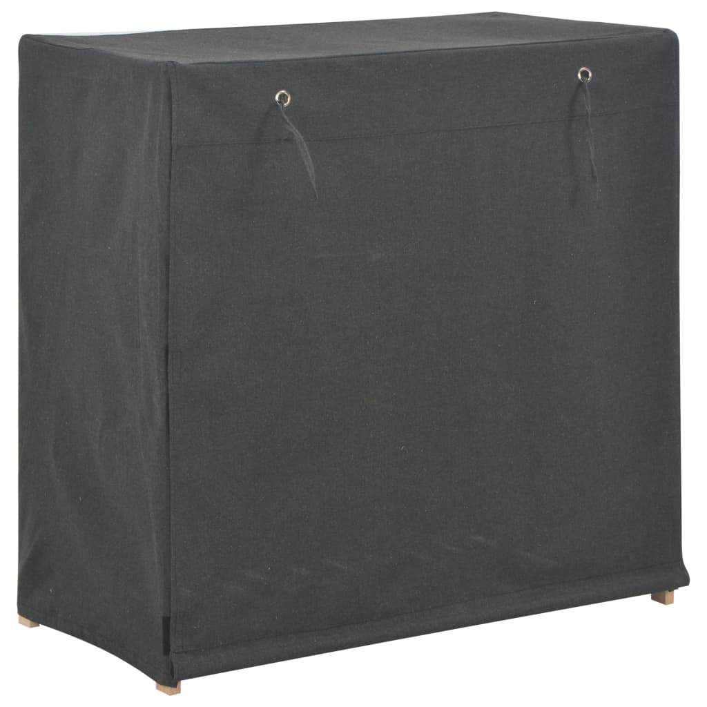 Schoenenkast Met Hoes 79X40X80 Cm Stof Grijs