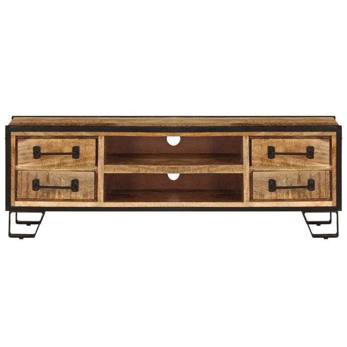Tv-Meubel Met Lades 120X30X40 Cm Massief Mangohout