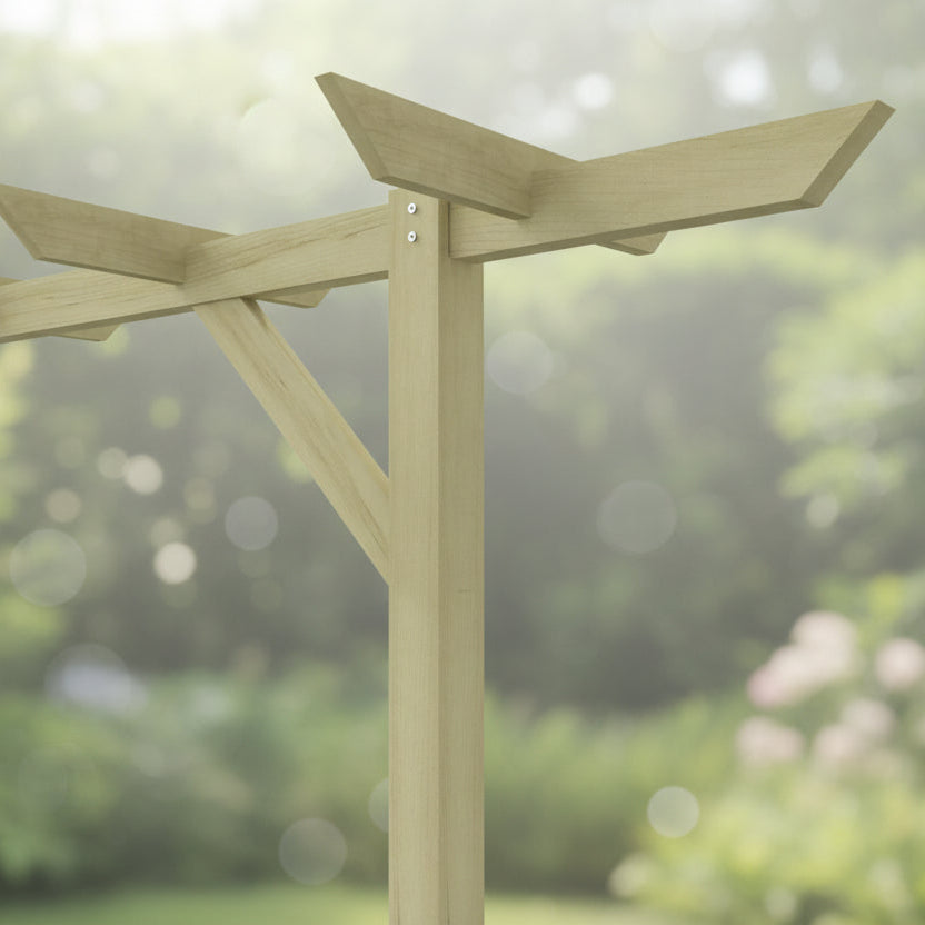 Pergola 200X40X205 Cm Hout
