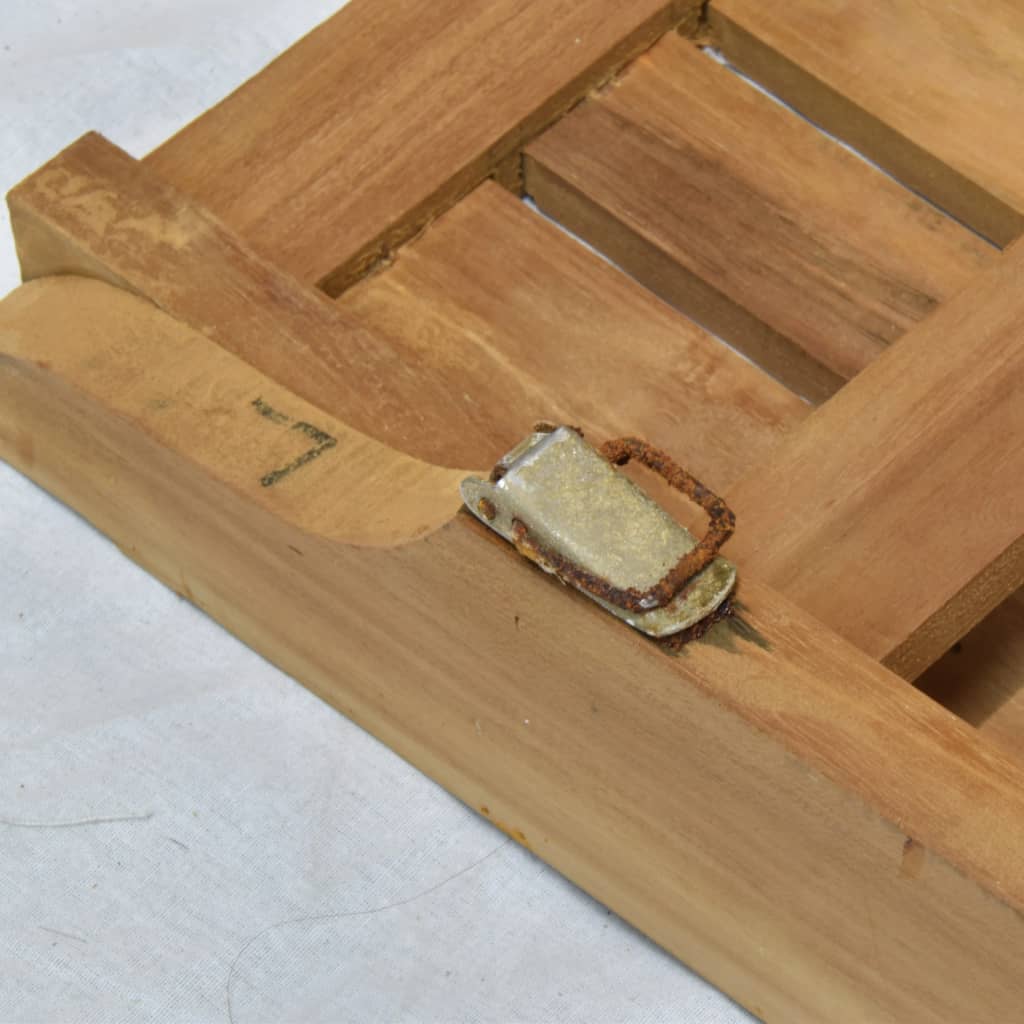 B-Goederen 7-Delige Tuinset Massief Teakhout