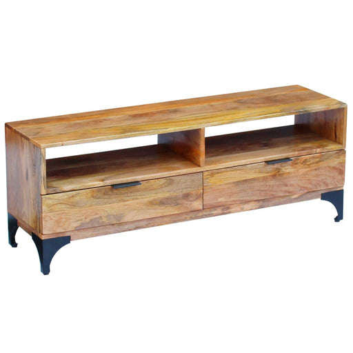 Tv-Meubel 8X35X45 Cm Massief Gerecycled Hout
