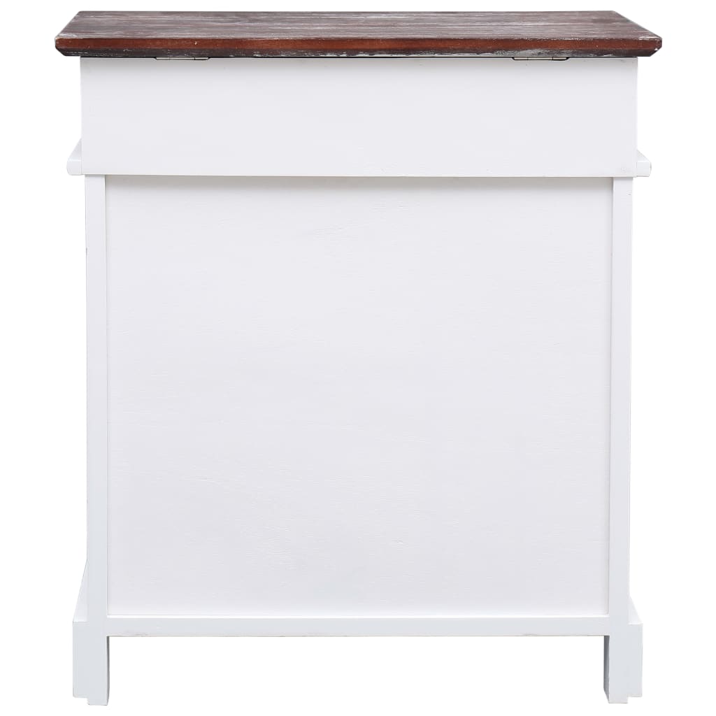 Schoenenkast 50X28X58 Cm Paulowniahout Bruin