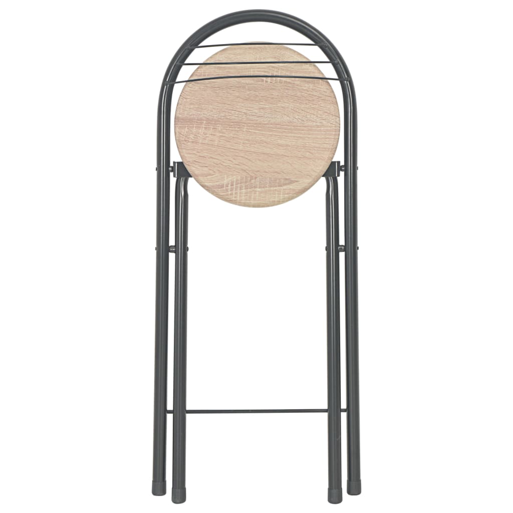 Barset Met Schappen Hout En Staal