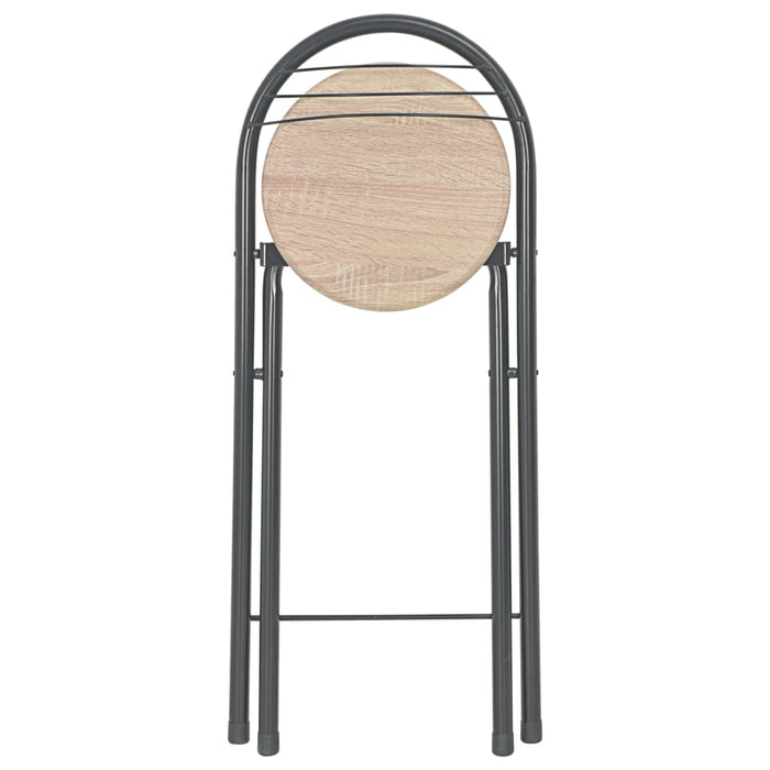 Barset Met Schappen Hout En Staal