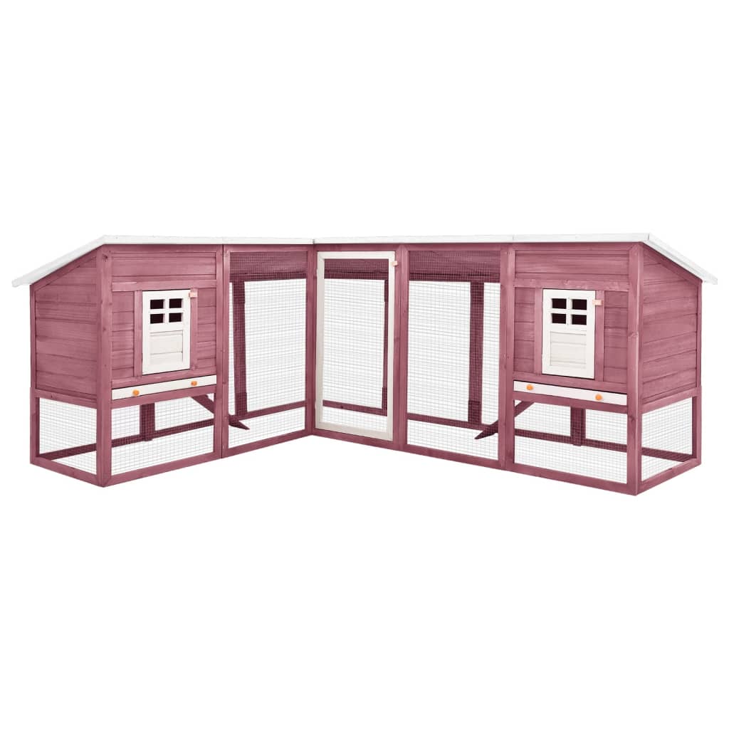 Konijnenhok Voor Buiten Met Ren Massief Vurenhout En Wit