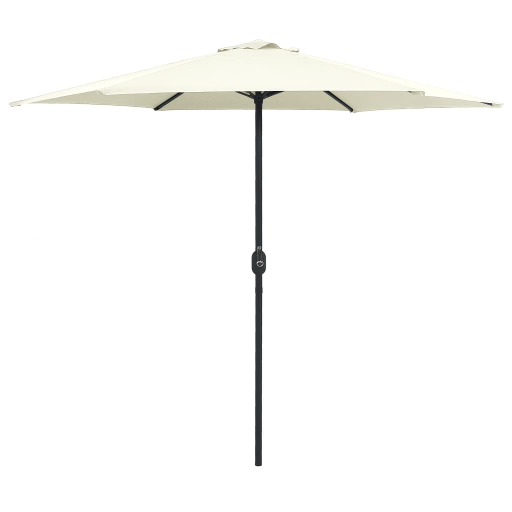 Parasol Met Aluminium Paal 270X246 Cm Terracottakleurig
