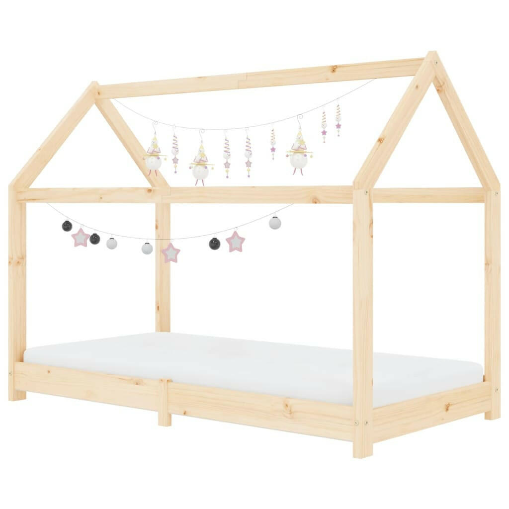 Kinderbedframe Massief Grenenhout 70X140 Cm