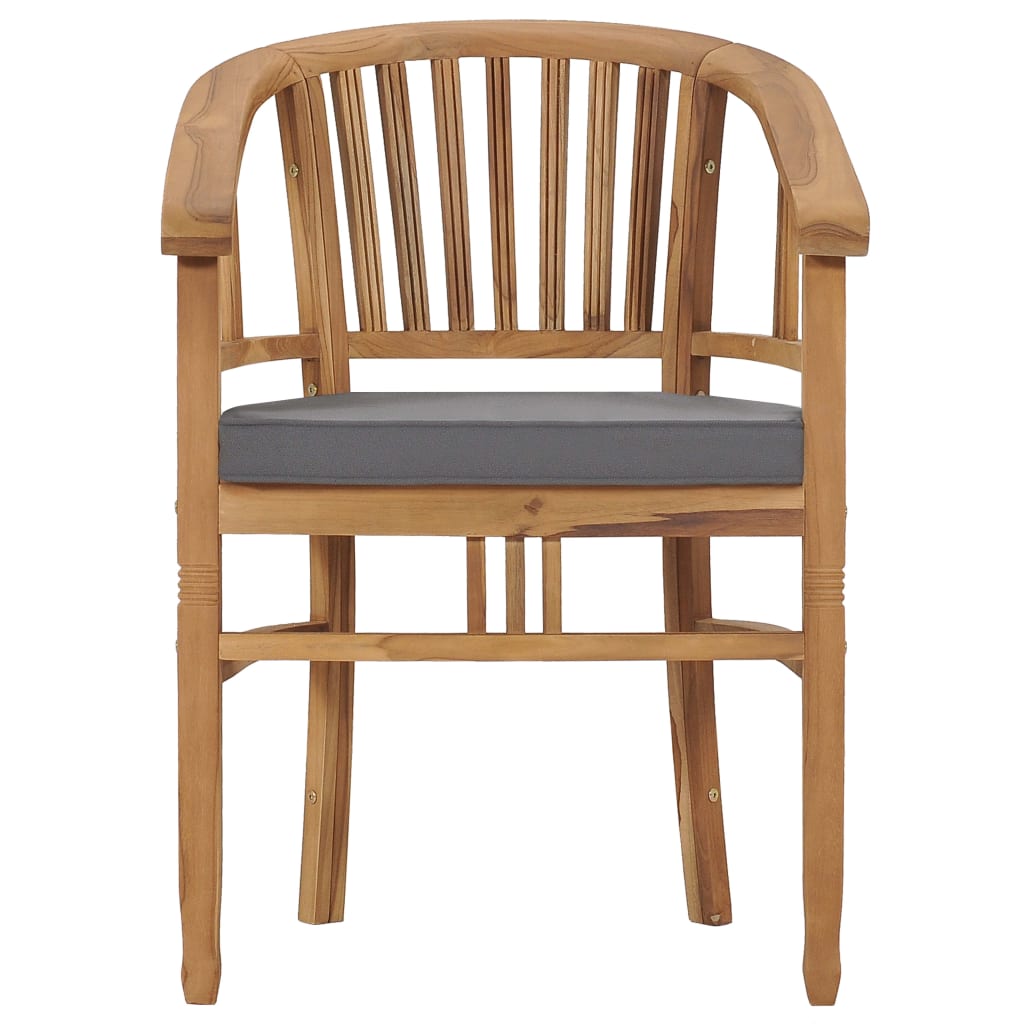 Tuinstoelen Met Kussens Massief Teakhout
