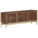 Tv-Meubel 120X30X46 Cm Massief Mangohout