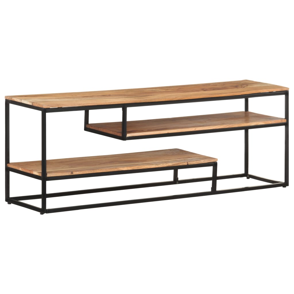 Tv-Meubel 130X30X45 Cm Massief Acaciahout