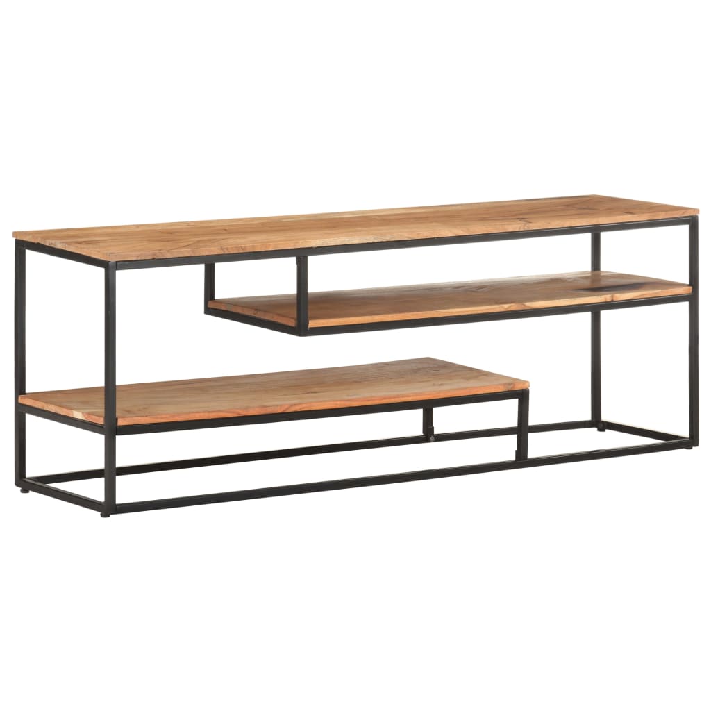 Tv-Meubel 130X30X45 Cm Massief Acaciahout