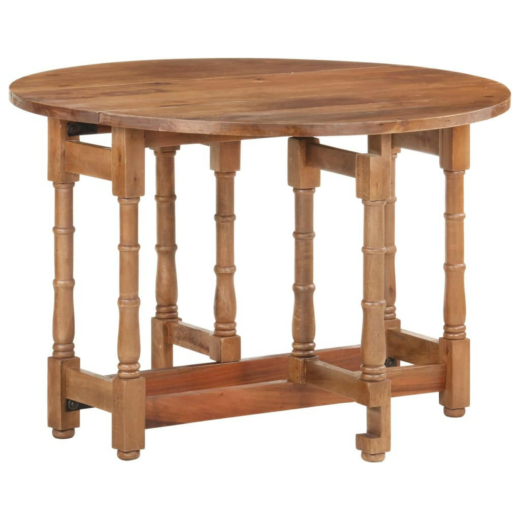 Eettafel Rond 110X76 Cm Massief Mangohout