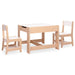 Kindertafel Met 2 Stoelen Mdf
