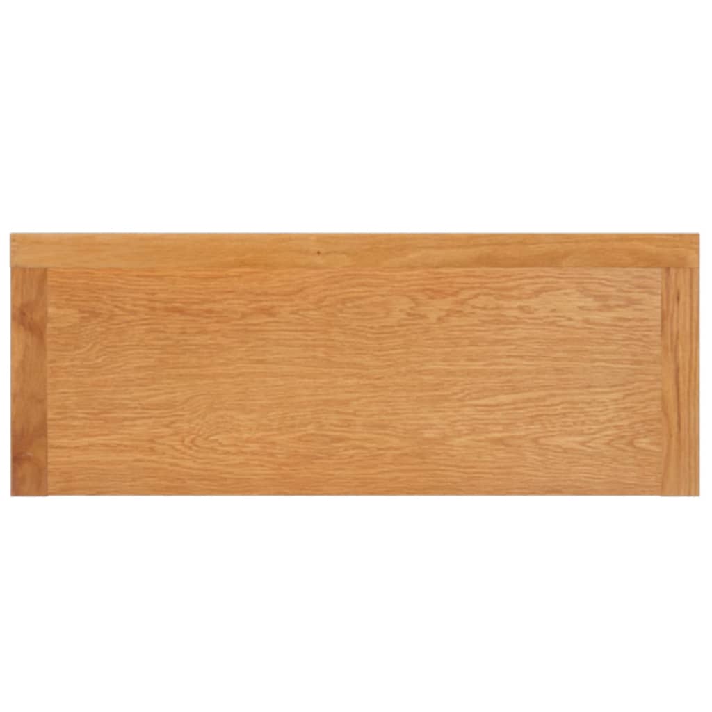 Wandtafel 110X35X75 Cm Massief Eikenhout