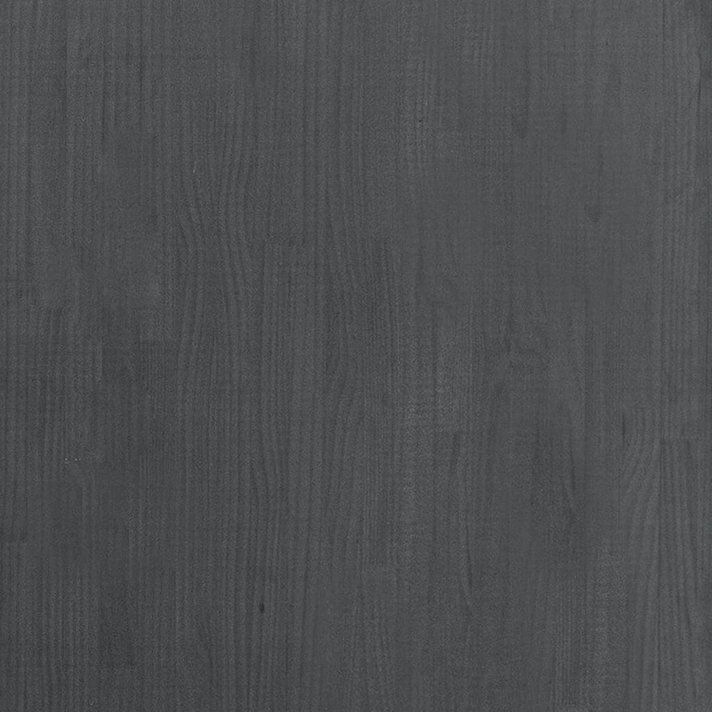 Boekenkast Met 3 Schappen Massief Grenen Grijs