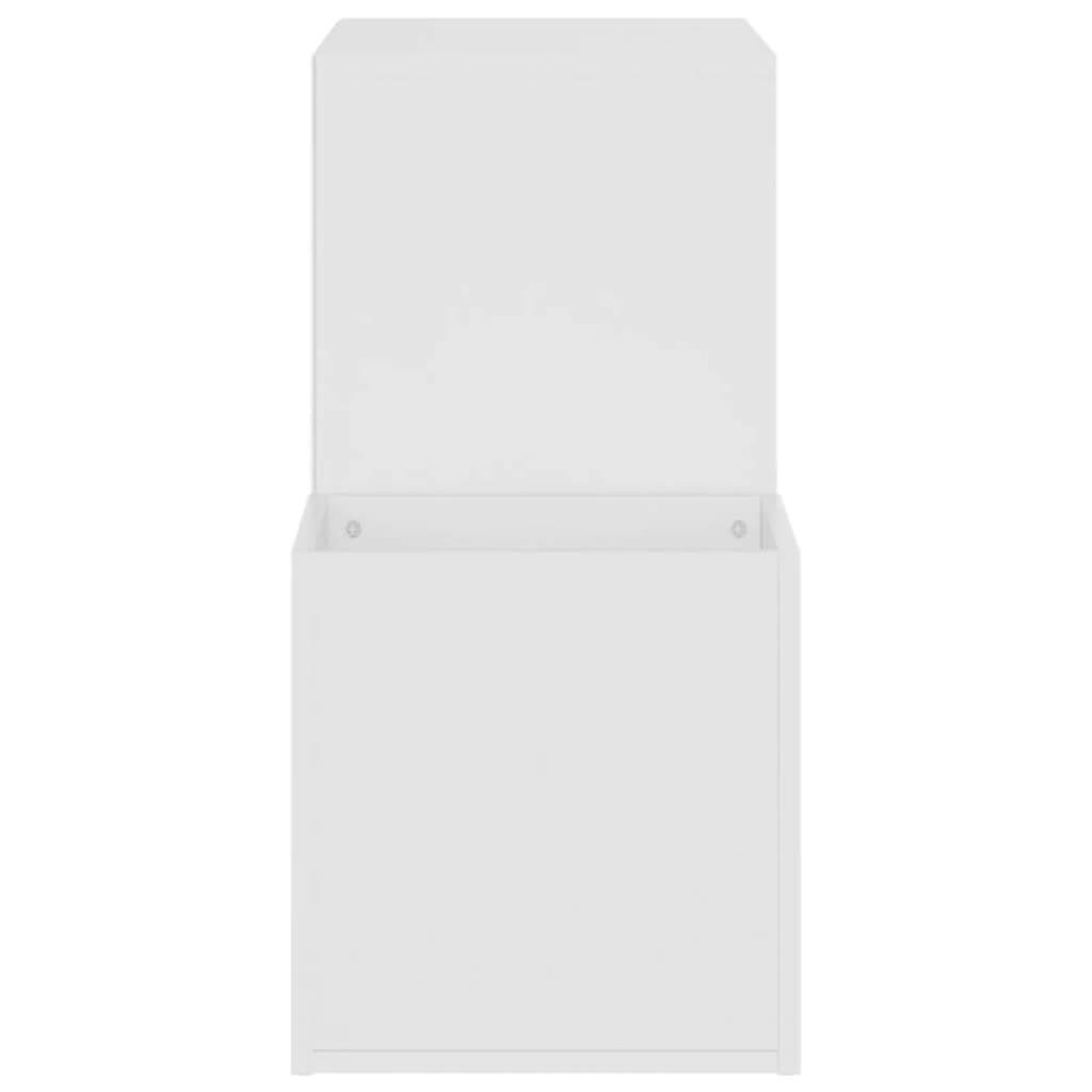 Opbergkast 105X35,5X70 Cm Bewerkt Hout Wit