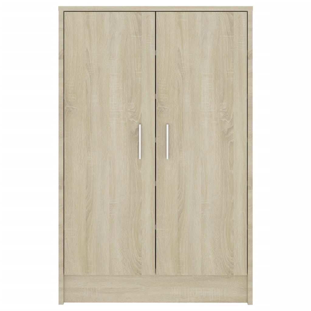 Schoenenkast 60X35X92 Cm Spaanplaat Kleurig Sonoma Eiken