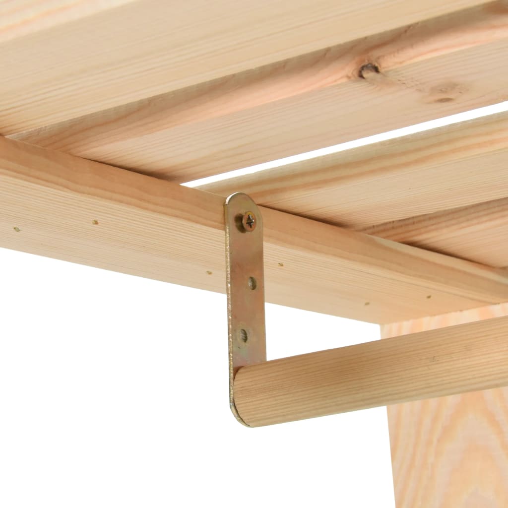 Kledingrek 110X38X170 Cm Massief Grenenhout