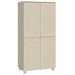 Kledingkast Hamar 89X50X180 Cm Massief Grenenhout Honingbruin