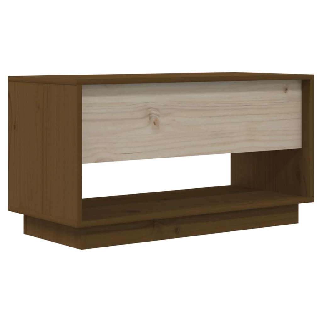 Tv-Meubel 74X34X40 Cm Massief Grenenhout