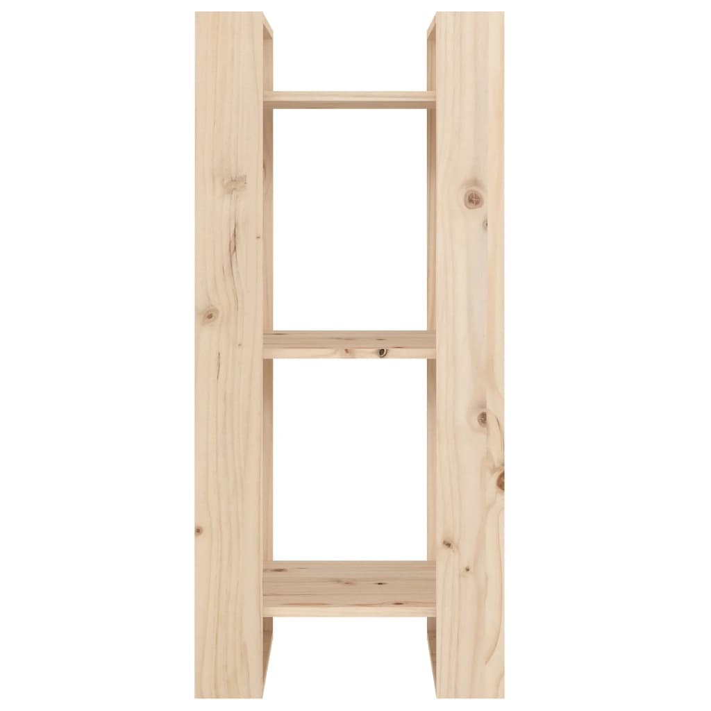 Boekenkast/Kamerscherm 4X35X9 Cm Massief Grenenhout