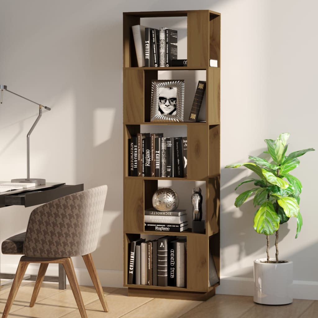 Boekenkast/Kamerscherm 51X25X163,5 Cm Grenenhout