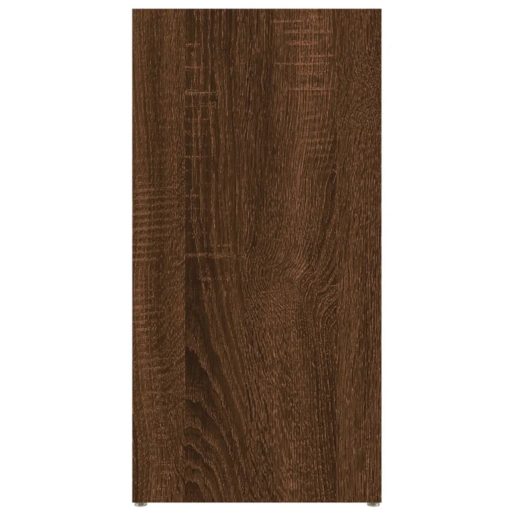 Boekenkast 50X25X106 Cm Bruineikenkleurig