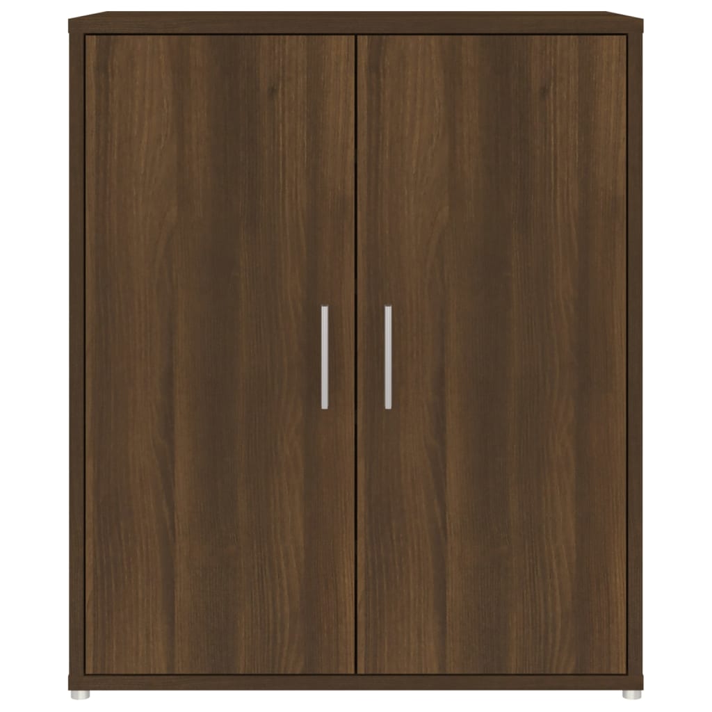 Schoenenkast 60X35X70 Cm Bewerkt Hout Bruineikenkleurig Bruin Eikenkleur