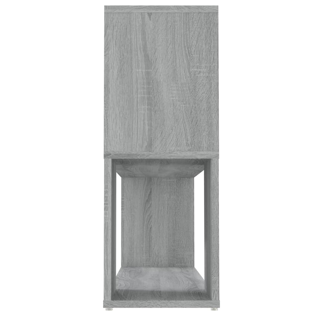 Boekenkast 100X24X63 Cm Bewerkt Hout Eikenkleurig