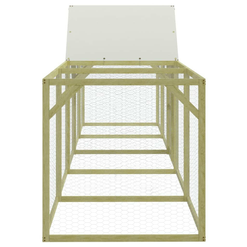 Kippenhok 500X100X150 Cm Geïmpregneerd Massief Grenenhout