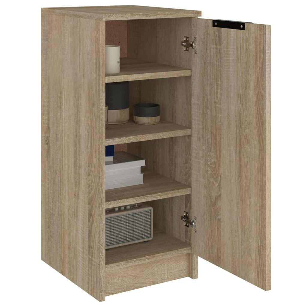 Schoenenkast 30X35X70 Cm Bewerkt Hout Sonoma Eikenkleurig