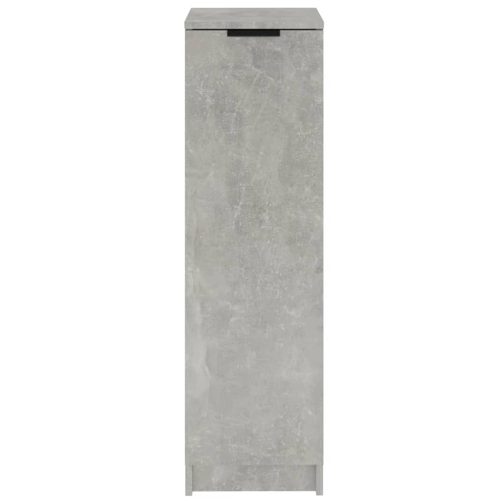 Schoenenkast 30X35X00 Cm Bewerkt Hout Betongrijs