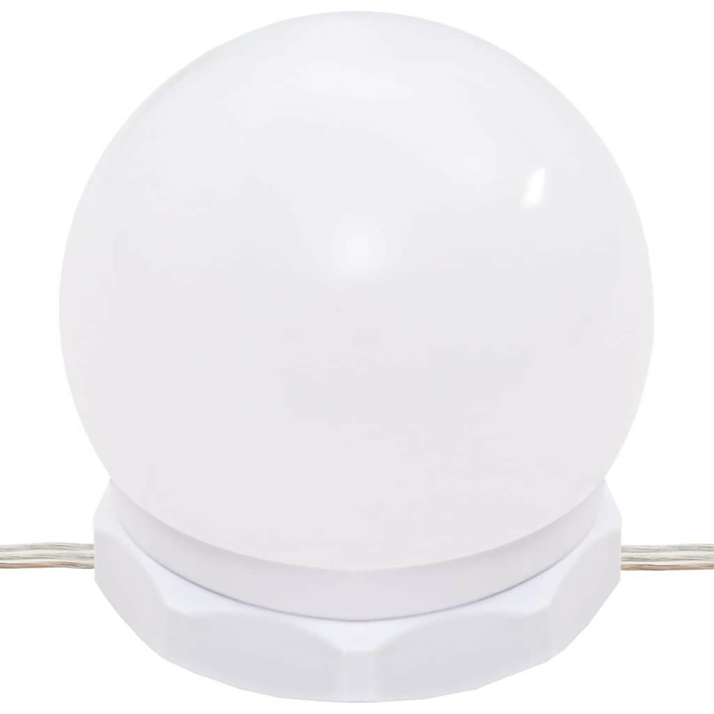 Kaptafel Met Led-Verlichting 60X40X140 Cm Gerookt Eikenkleur