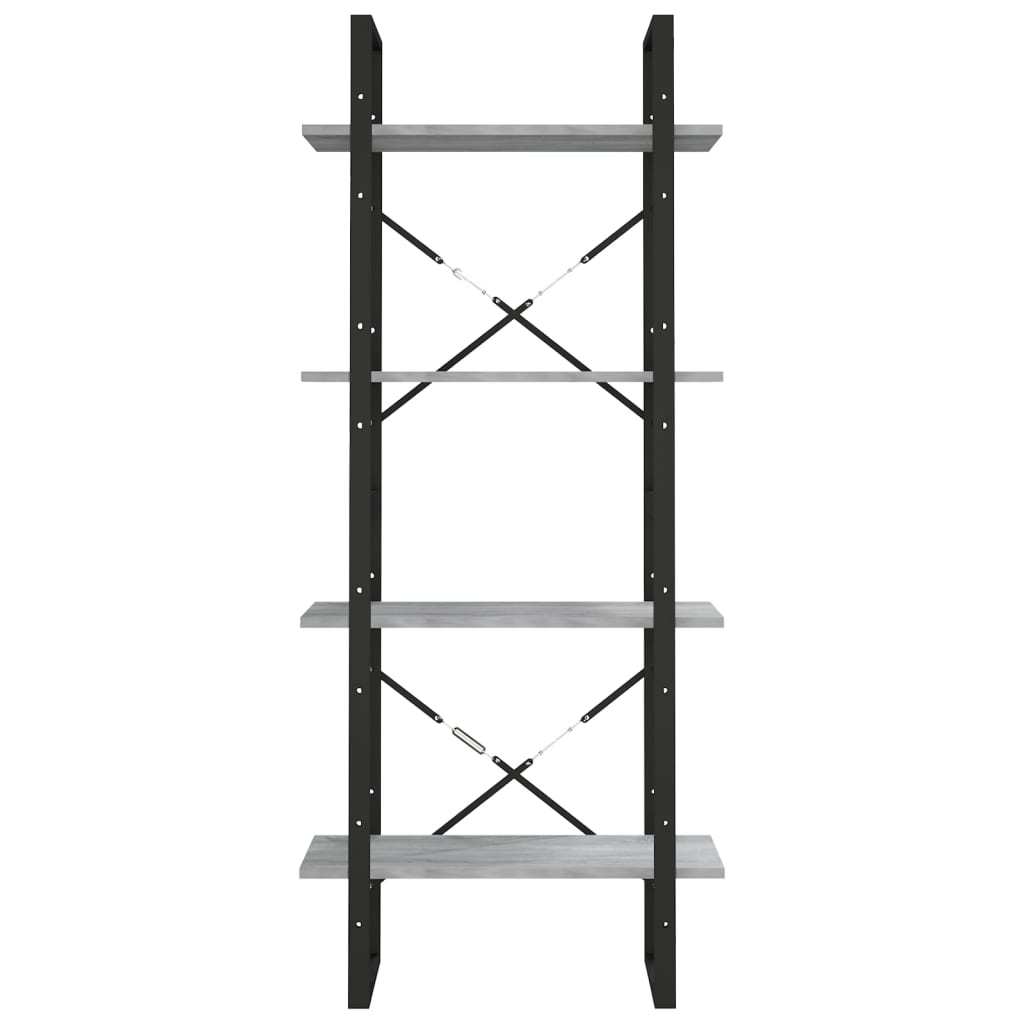 Boekenkast Eikenkleurig Grijs Sonoma