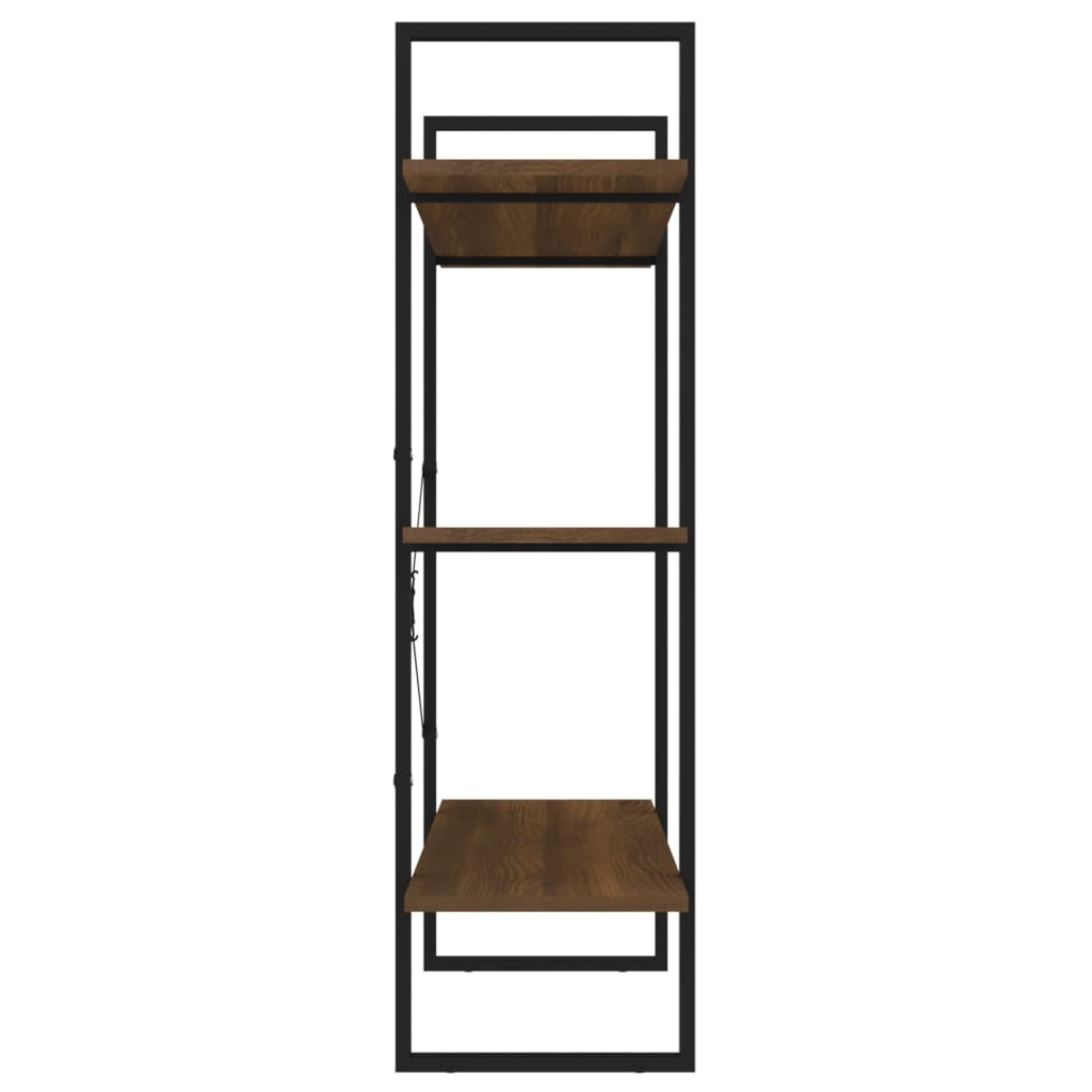 Boekenkast Bruineikenkleurig Bruin Eikenkleur