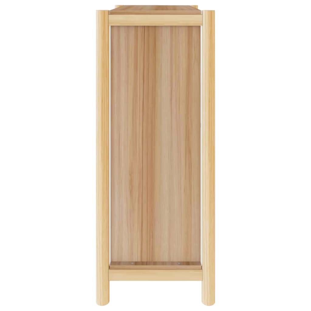 Schoenenkast 57,5X33X80 Cm Bewerkt Hout
