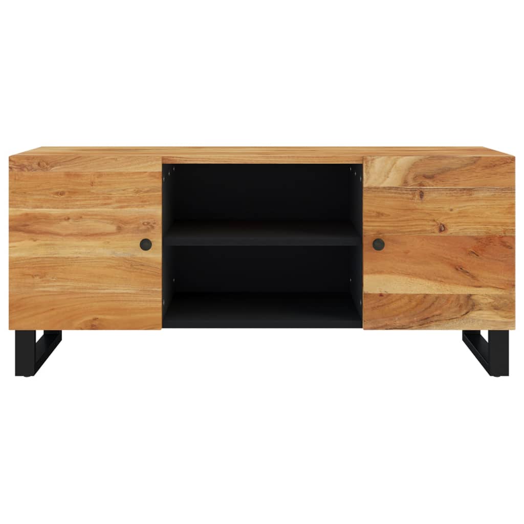 Tv-Meubel 105X33X46 Cm Massief Acaciahout